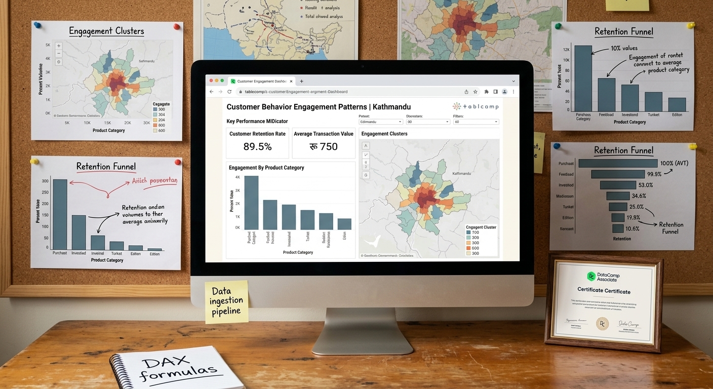 Customer Engagement Dashboard Screenshot